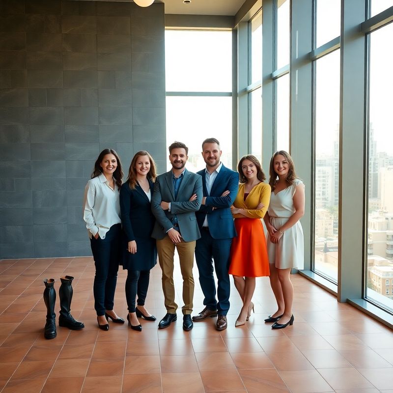 Equipo de Moderno Grupo en su oficina de Palma