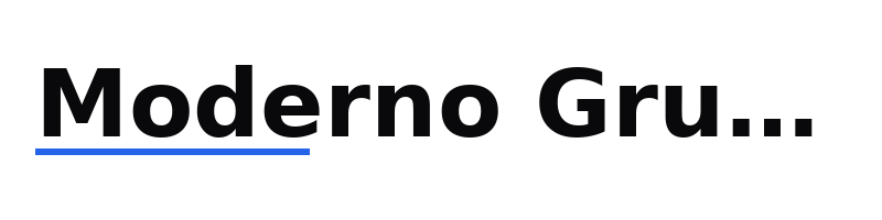 Moderno Grupo logo